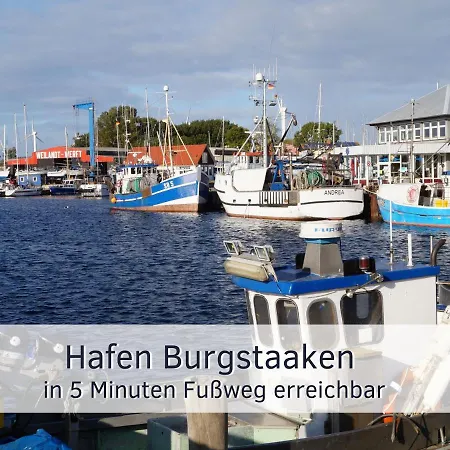 公寓 Lotsenbude Fehmarn, Perfekt Fuer Familien & Paare, Naehe Hafen Burgstaaken *
